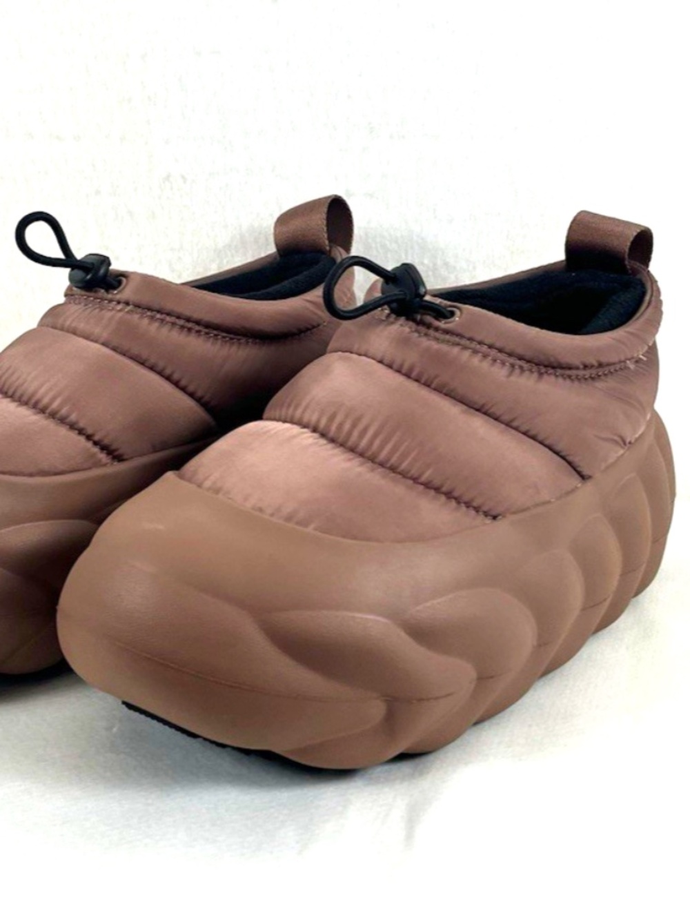Crocs Overpuff Shorty Clogs Truffle Platform Shoes Unisex W8 M6 Gorpcore